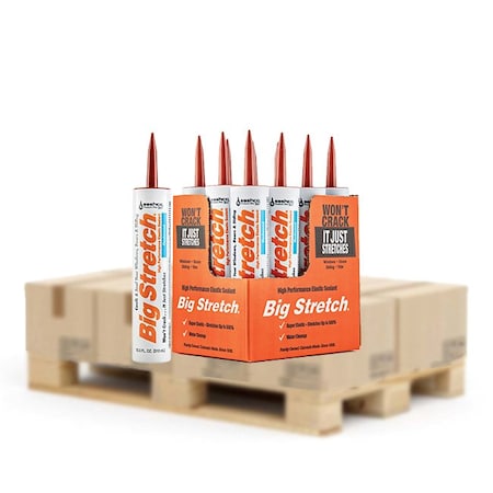 Big Stretch 10.5 Oz Sashco 10012 Redwood Big Stretch WB Elastomeric Sealant 10012